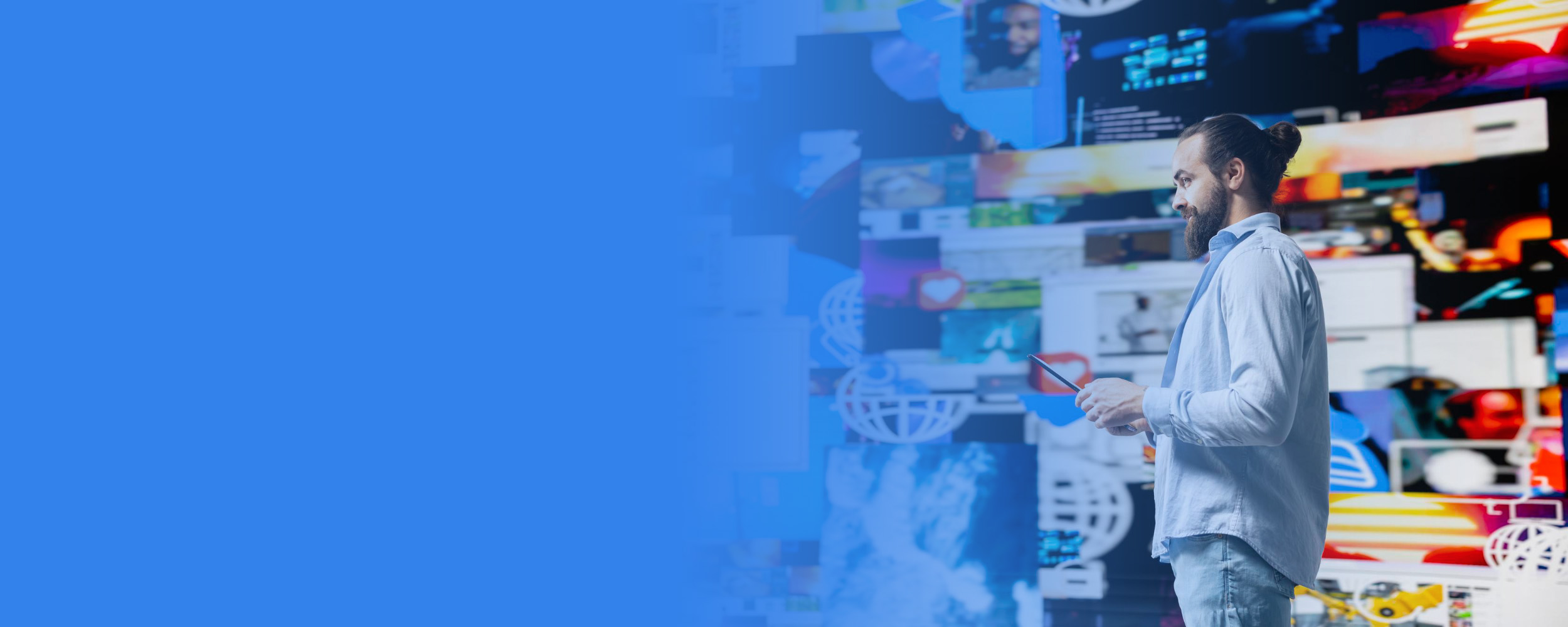 Produzione digitale per campagne, pagine web, visual e contenuti destinati a più mercati